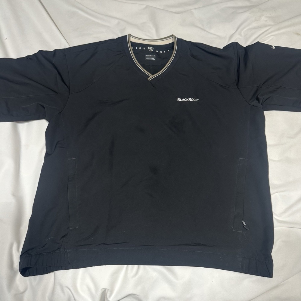 Nike Golf BlackRock Performance Pullover Windbreaker Sweater Men's Size Large - Picture 5 of 9